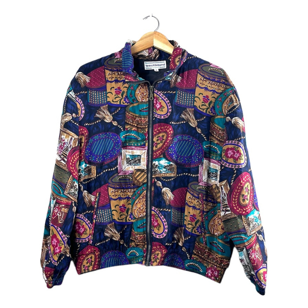 Women's 100% Silk Westbound Windbreaker M